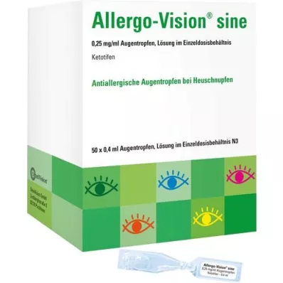 ALLERGO-VISION sine 0,25 mg/ml AT v enkratnem odmerku, 50X0,4 ml