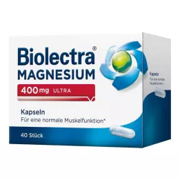 BIOLECTRA Magnezij 400 mg ultra kapsule, 40 kosov