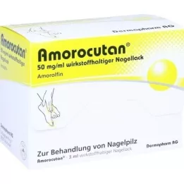 AMOROCUTAN 50 mg/ml laka za nohte, ki vsebuje aktivno sestavino, 3 ml