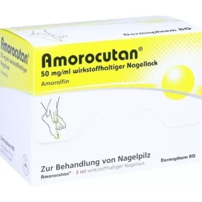AMOROCUTAN 50 mg/ml laka za nohte, ki vsebuje aktivno sestavino, 3 ml