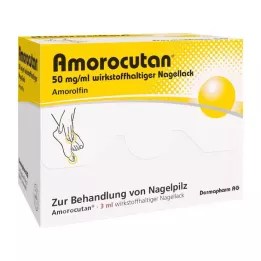 AMOROCUTAN 50 mg/ml laka za nohte, ki vsebuje aktivno sestavino, 3 ml
