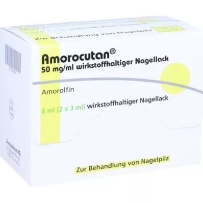 AMOROCUTAN 50 mg/ml laka za nohte, ki vsebuje aktivno sestavino, 6 ml
