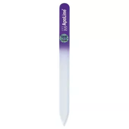 APOLINE Steklena pilica za nohte 14 cm vijolična, 1 kos