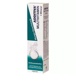 ADDITIVA Multivit.+Mineral Mango R šumeče tablete, 20 kosov