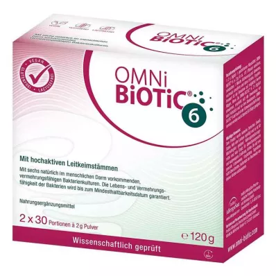 Omni Biotic 6 prašek, 2X60 g Omni Biotic 6 prašek, 2X60 g