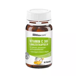 SOVITA CARE Vitamin C 300 dolgoročnih kapsul, 90 kapsul
