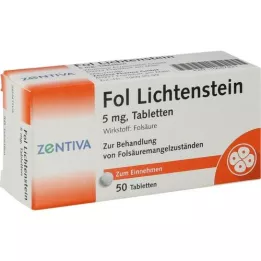 FOL Lichtenstein 5 mg tablete, 50 kosov
