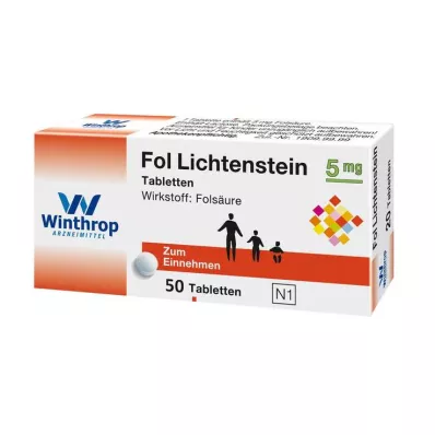 FOL Lichtenstein 5 mg tablete, 50 kosov