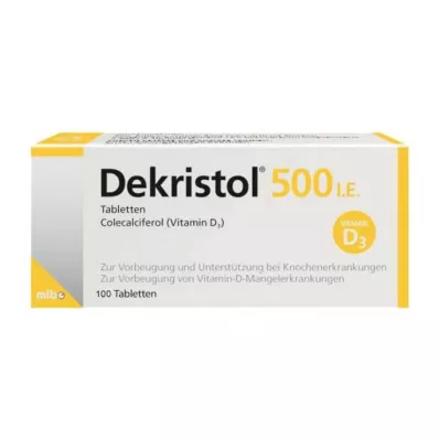 Dekristol 500 ie tablete, 100 kosov Dekristol 500 ie tablete, 100 kosov