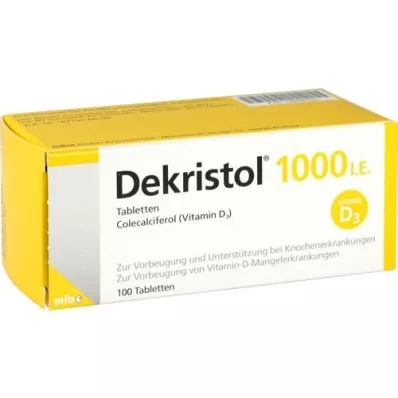 DEKRISTOL 1.000 tablet I.U., 100 kosov