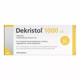 DEKRISTOL 1.000 tablet I.U., 200 kosov