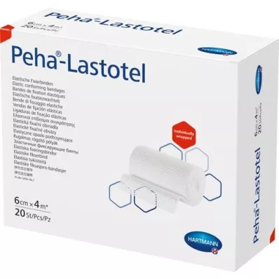 PEHA-LASTOTEL Fiksacijski povoj 6 cmx4 m, 1 kos