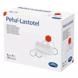 PEHA-LASTOTEL Fiksacijski povoj 8 cmx4 m, 20 kosov