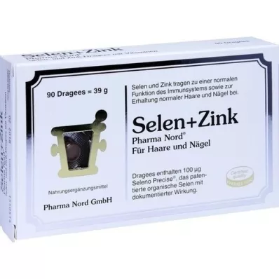 SELEN+ZINK Pharma Nord Dragees, 90 kapsul