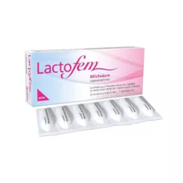 Lactofem mlečnokislinske vaginalne supozitorije, 7 kosov
