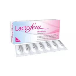 Lactofem mlečnokislinske vaginalne svečke, 14 kosov