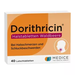 DORITHRICIN Pastilke za grlo z gozdnimi sadeži, 40 kosov