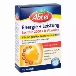 ABTEI Lecitin 2000 Plus B-Vitamini Kapsule, 40 kapsul