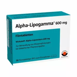 ALPHA-LIPOGAMMA 600 mg filmsko obložene tablete, 30 kosov