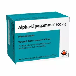 ALPHA-LIPOGAMMA 600 mg filmsko obložene tablete, 60 kosov