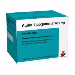 ALPHA-LIPOGAMMA 600 mg filmsko obložene tablete, 100 kosov