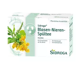 SIDROGA Filtrirna vrečka za izpiranje mehurja in ledvic, 20X2,0 g