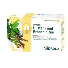 SIDROGA Filtrirne vrečke za čaj za kašelj in bronhije, 20X2,0 g