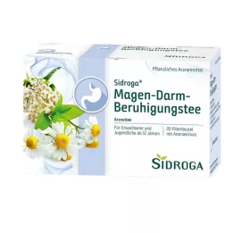 SIDROGA Filtrirne vrečke za čaj za pomiritev prebavil, 20X2,0 g