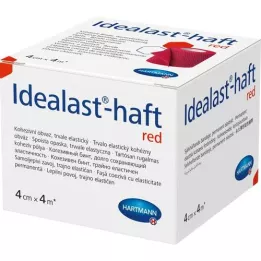 IDEALAST-barvni povoj 4 cmx4 m, rdeč, 1 kos