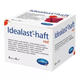 IDEALAST-barvni povoj 4 cmx4 m, rdeč, 1 kos
