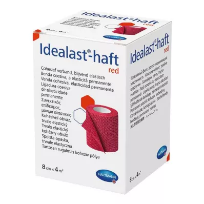 IDEALAST-barvni povoj 8 cmx4 m, rdeč, 1 kos