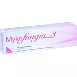MYKOFUNGIN 3 vaginalne tablete 200 mg, 3 kosi