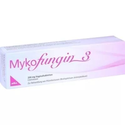 MYKOFUNGIN 3 vaginalne tablete 200 mg, 3 kosi