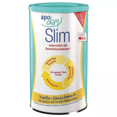 Apoday Vanilla Slim prašek v pločevinki, 450 g Apoday Vanilla Slim prašek v pločevinki, 450 g