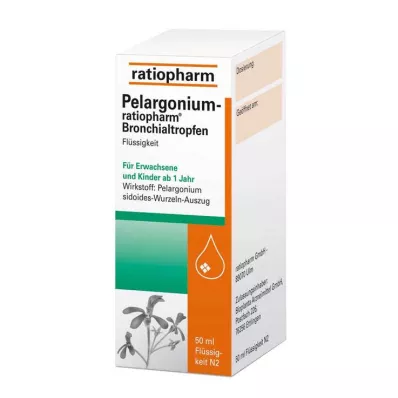Pelargonium ratiopharm kapljice za bronhije, 50 ml