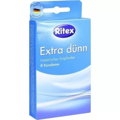 RITEX zelo tanki kondomi, 8 kosov
