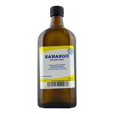 Stekleničke s koloidnim srebrom Sanargo, 500 ml