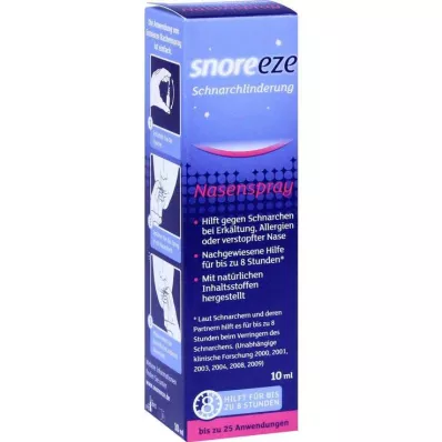 SNOREEZE Pršilo za nos za lajšanje smrčanja, 10 ml