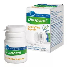 MAGNESIUM DIASPORAL 400 dodatnih kapsul, 20 kapsul
