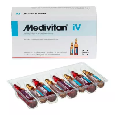 MEDIVITAN Raztopina za injiciranje iV v amp. parih, 8 kosov MEDIVITAN Raztopina za injiciranje iV v amp. parih, 8 kosov
