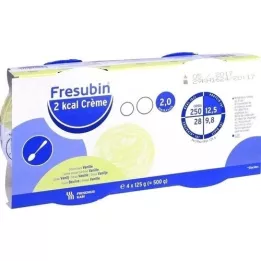 FRESUBIN 2 kcal vanilijeva krema v tubi, 4X125 g