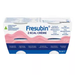 FRESUBIN 2 kcal krema iz divjih jagod v tubi, 4X125 g