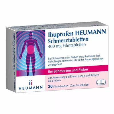 Ibuprofen HEUMANN proti bolečinam 400 mg, 30 kos