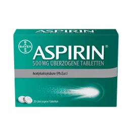 ASPIRIN 500 mg obložene tablete, 20 kosov