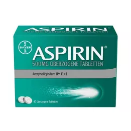 ASPIRIN 500 mg obložene tablete, 40 kosov