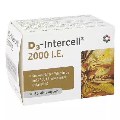D3-Intercell 2000 IE kapsule, 180 kosov D3-Intercell 2000 IE kapsule, 180 kosov