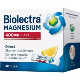 BIOLECTRA Magnezij 400 mg ultra Direct Lemon, 40 kapsul