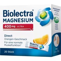 BIOLECTRA Magnezij 400 mg ultra Direct Orange, 20 kapsul