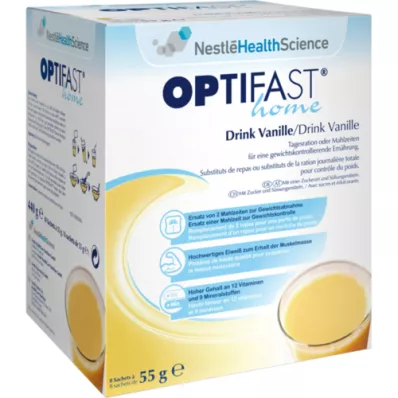 OPTIFAST Home Drink Vanilla v prahu, 8X55 g