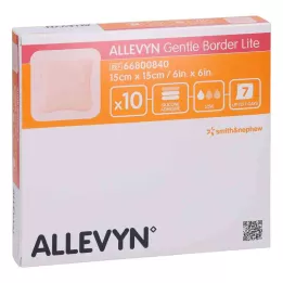 ALLEVYN Gentle Border Lite 15x15 cm penasta obloga, 10 kosov